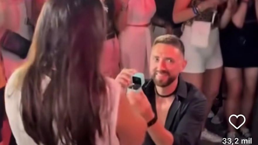Pedida de mano en mitad de una sesión de un conocido Dj en Ushuaïa Ibiza: esta fue la respuesta de la novia