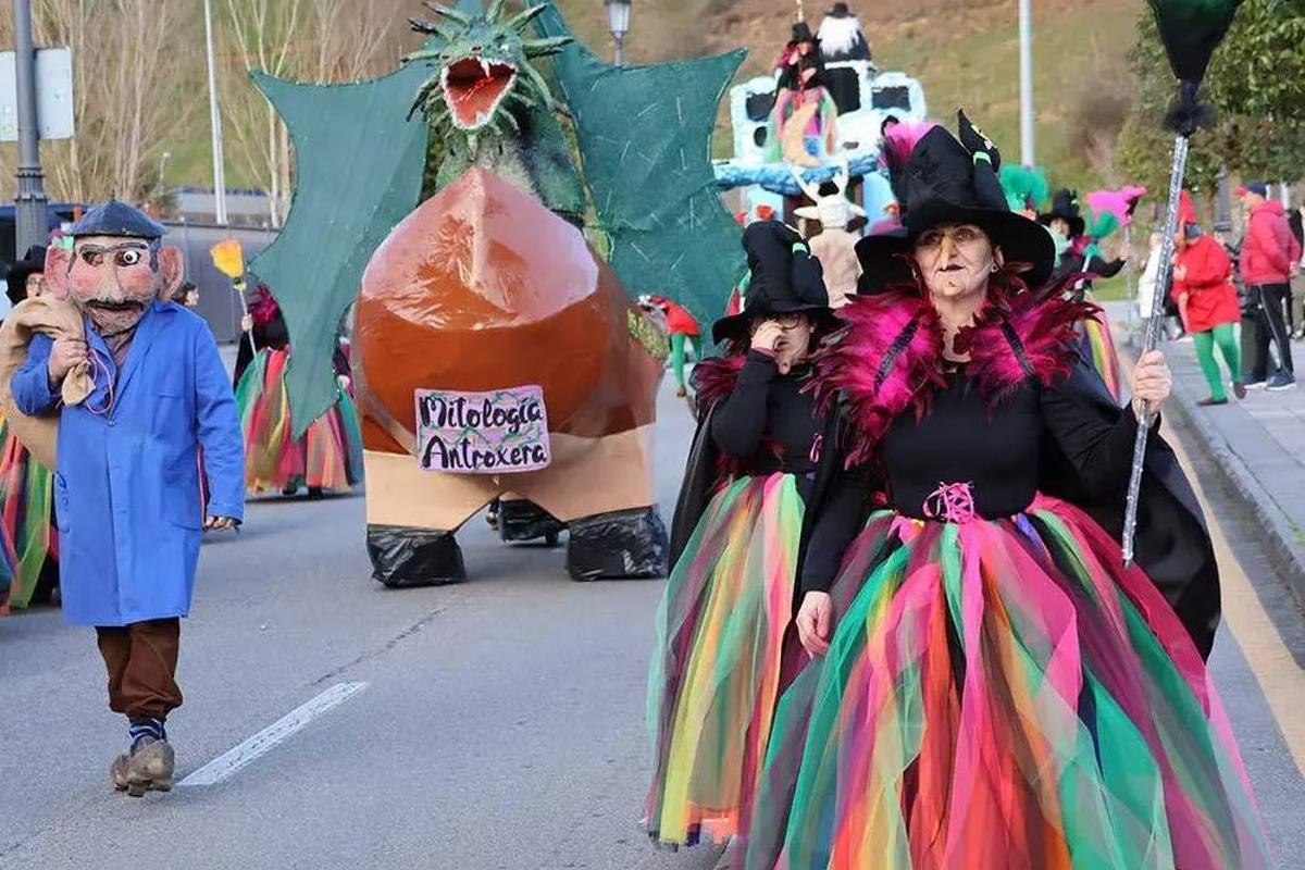 Participantes en el Antroxu en una imagen de archivo