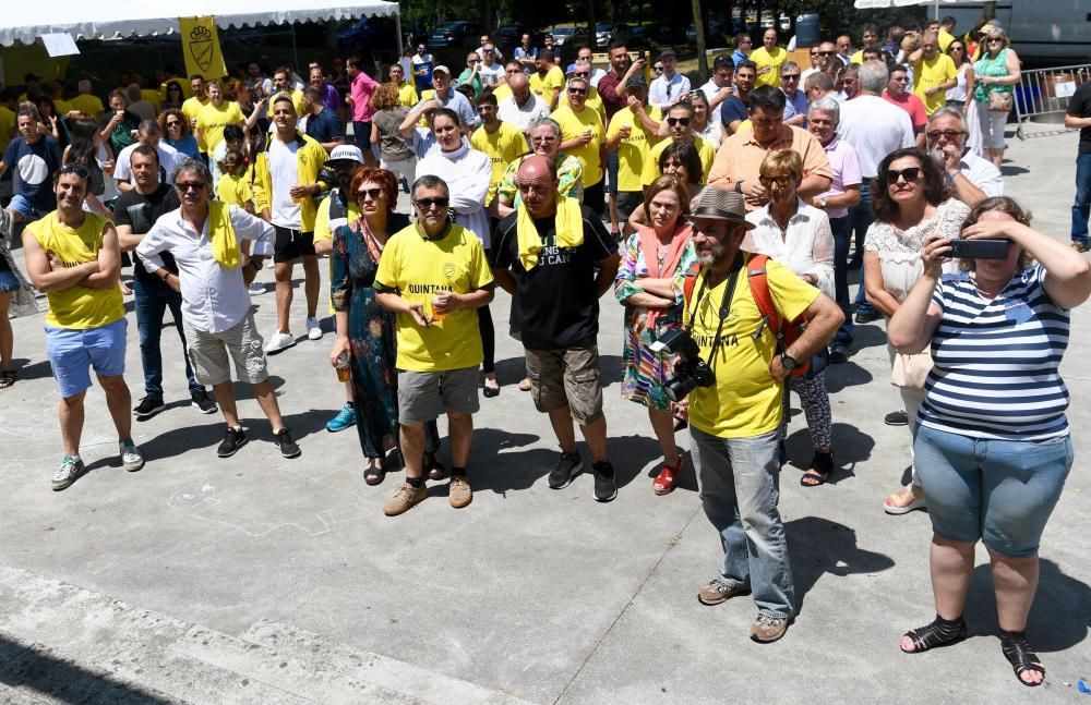 Homenaje del fútbol coruñés a Manuel Quintana