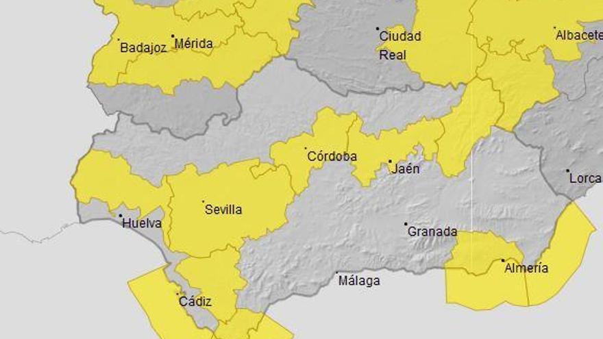 Málaga se libra de la ola de calor sobre Andalucía