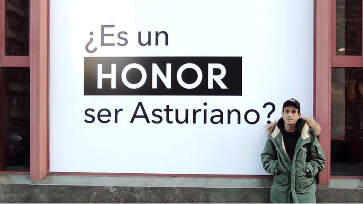 César Frey, el artista urbano que creará un mural homenaje a todos los asturianos.