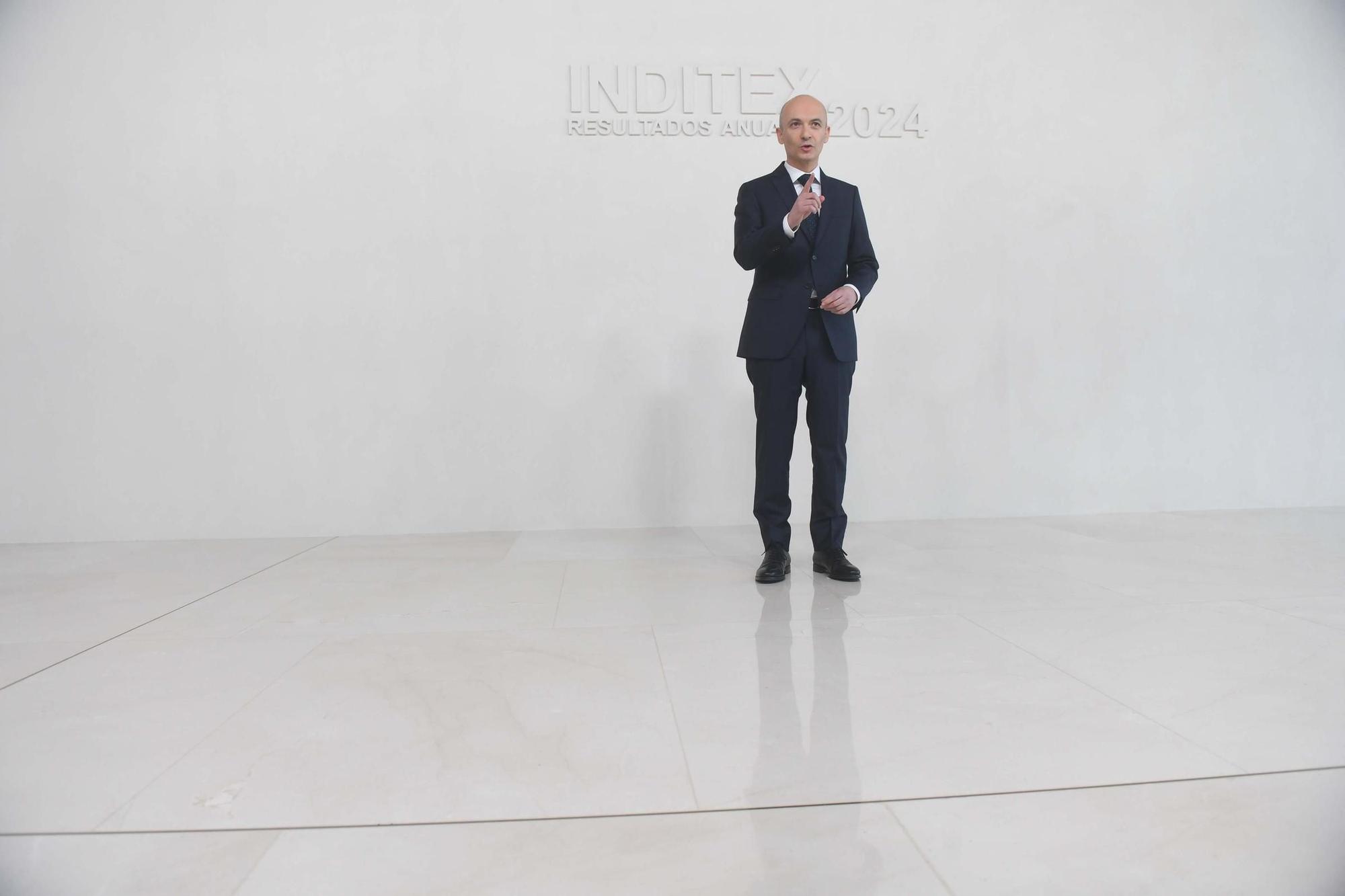 Resultados Inditex: Óscar García Maceiras presenta los resultados de Inditex de 2024