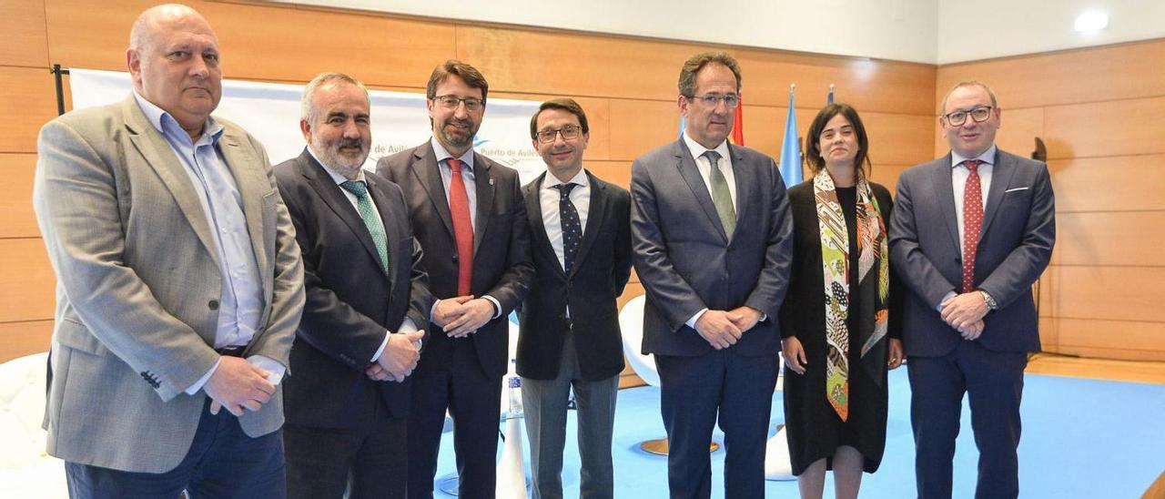 Adolfo Vega, Jesús Alberto González, Enrique Fernández, Ramón Muñoz-Calero, Orlando Alonso, Rocío García y Santiago Rodríguez Vega. | María Fuentes