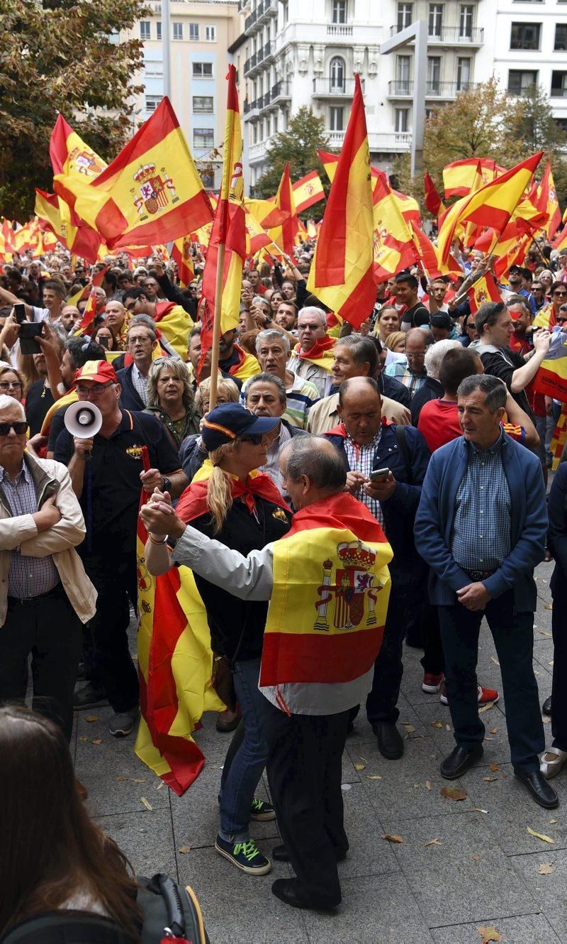 Manifestación contra el 1-0 en Zaragoza