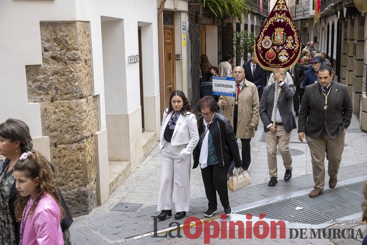 Cofradías y Hermandades de Semana Santa Peregrinan a Caravaca