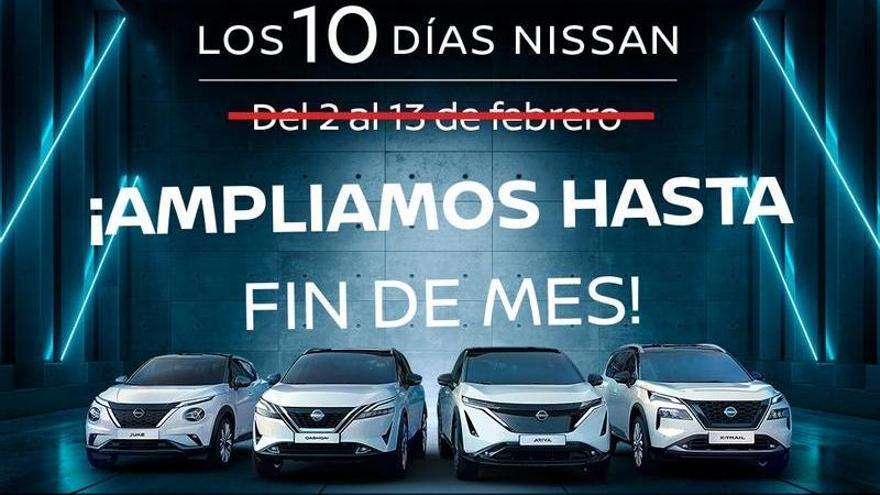 Los &#039;10 días Nissan&#039;, ahora hasta el 29 de febrero en Marcos Automoción