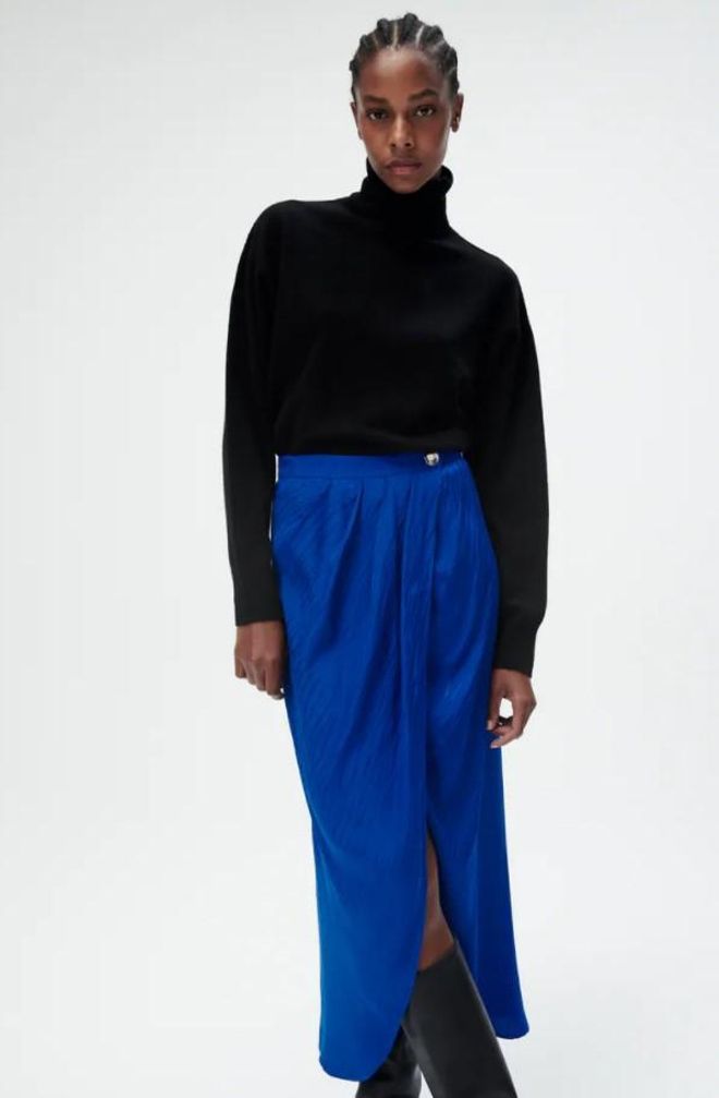 Falda pareo jacquard
