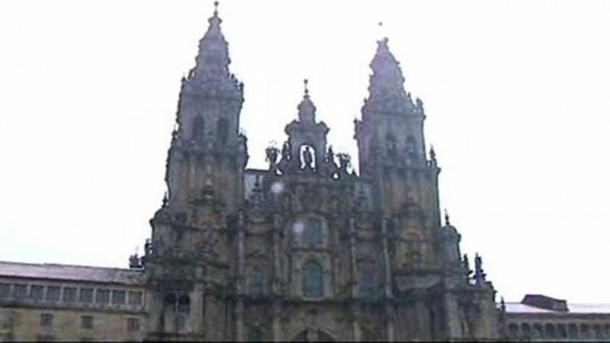La carraca suena en la Catedral de Santiago