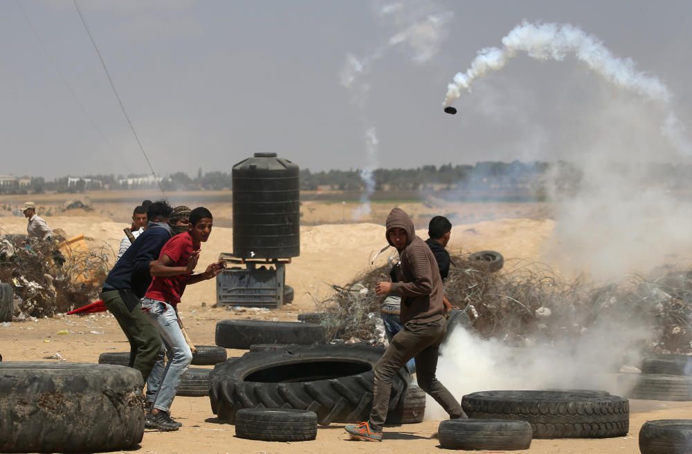 Imatges del conflicte de Gaza del 15 de maig