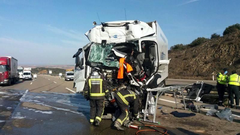 Accidente de tráfico en Paniza