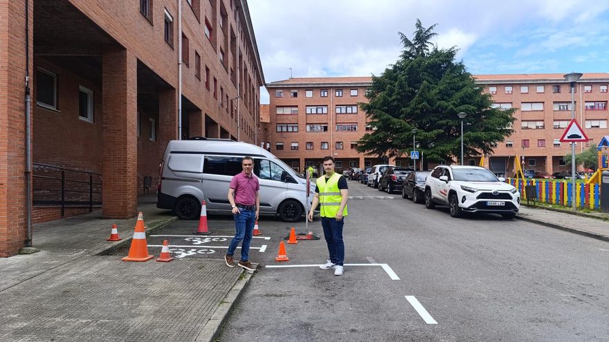 Arrancan las labores de repintado y de mejora de la seguridad vial en Cancienes