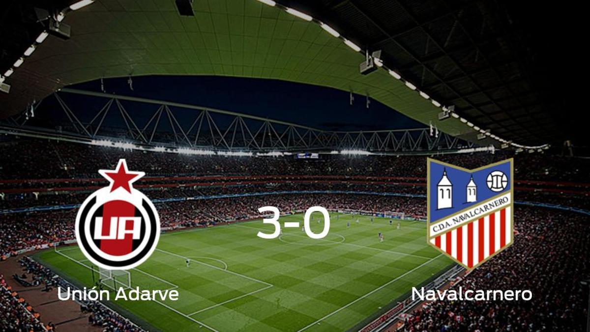 El Unión Adarve suma tres puntos tras pasar por encima del Navalcarnero (3-0)