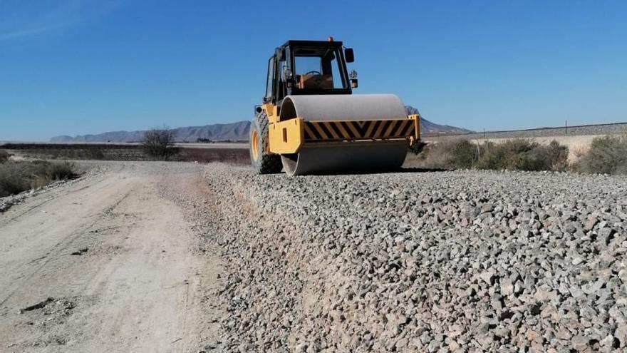 Las obras de la Vía Verde de la Floración de Cieza afrontan su fase final