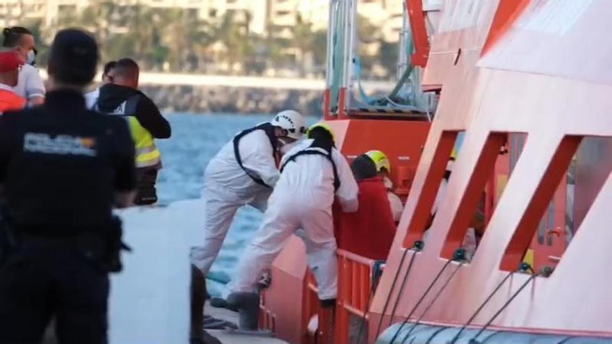 Llegada de cayuco a Arguineguín (15/01/26)