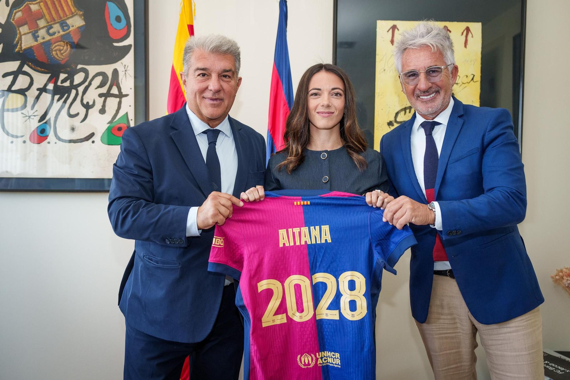 Aitana Bonmatí renueva con el Barça hasta 2028