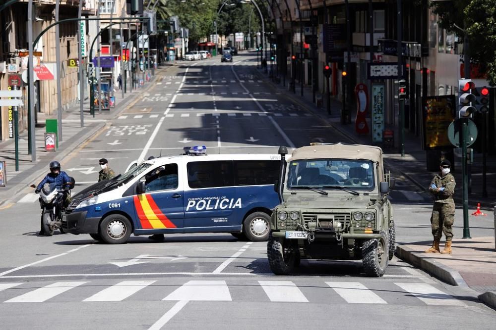 Murcia en su tercer domingo de confinamiento
