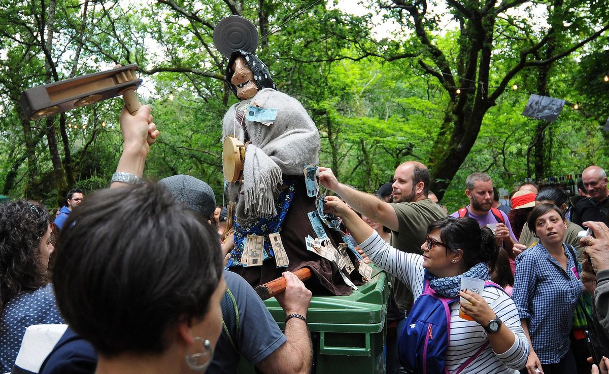 Procesión de Santa Ferreña, nunha edición anterior.