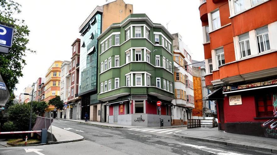 El Concello de A Coruña peatonaliza el entorno del Chaflán: suprimirá el tráfico en un tramo de Antonio Viñes y eliminará un sentido en Gregorio Tovar