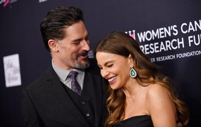 Sofía Vergara y Joe Manganiello en la gala del Fondo de Investigación del Cáncer de la Mujer