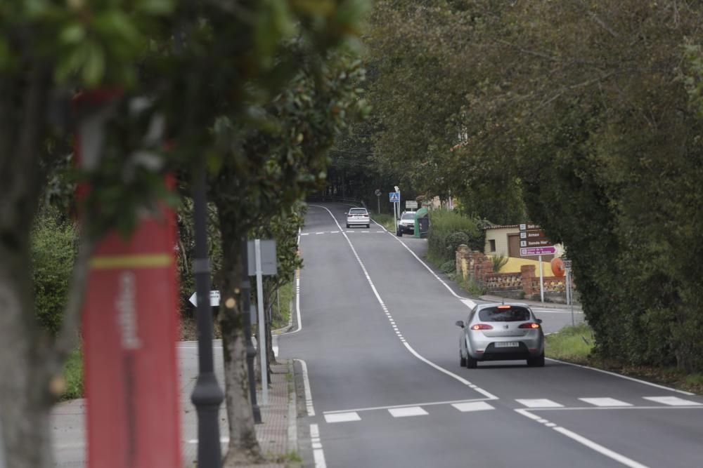 Lugar donde se produjo el accidente mortal anoche.