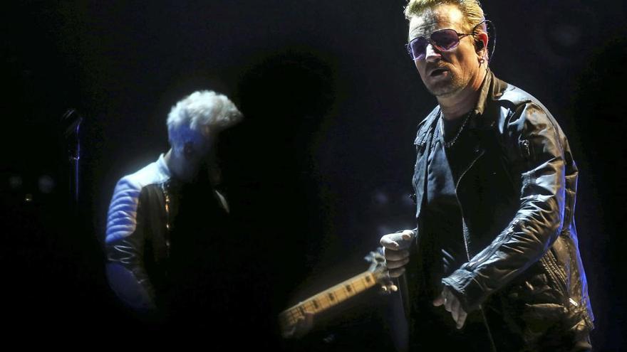Imagen de archivo de un concierto de U2