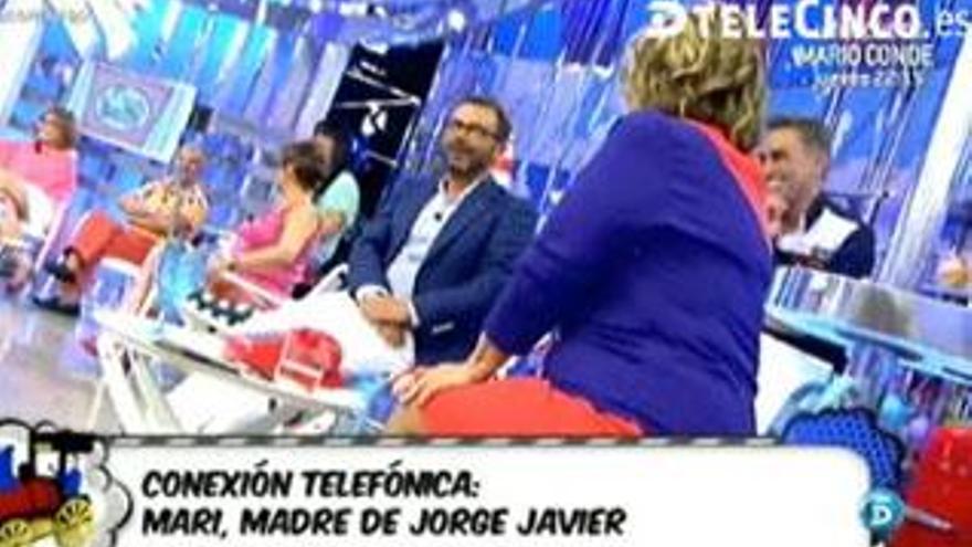 Jorge Javier Vázquez habla con su madre en directo.