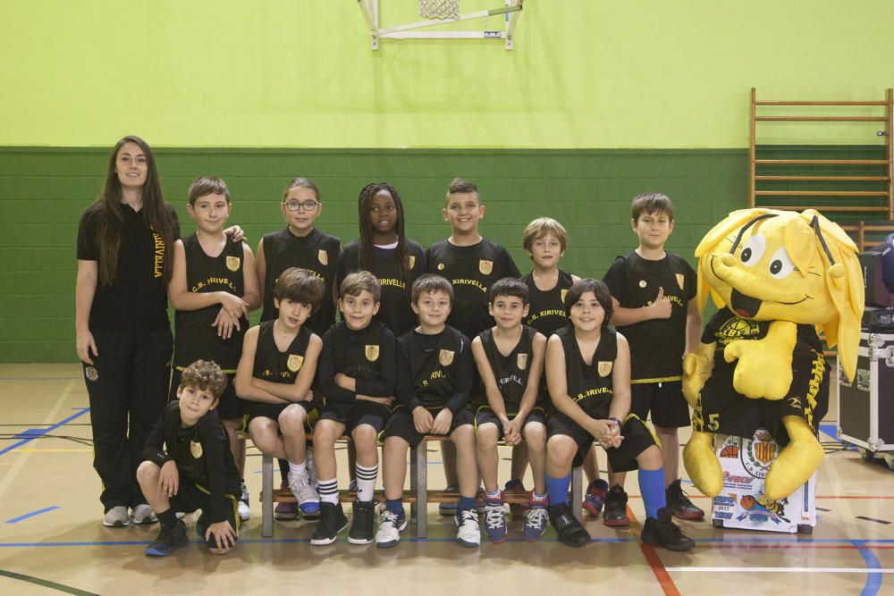 Equipos del club de baloncesto de Xirivella.