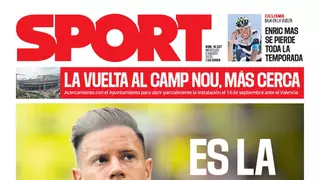 La portada de SPORT de hoy miércoles, 6 de agosto de 2025