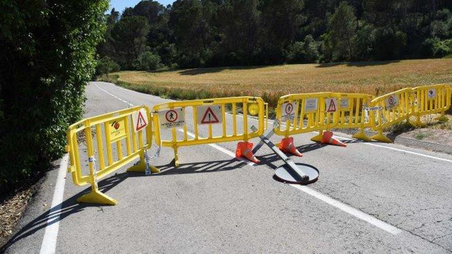 El camí de Sant Benet està tallat des de final de març a causa d&#039;una esllavissada