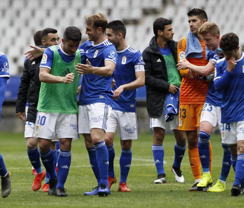 El partido del Oviedo, en imágenes