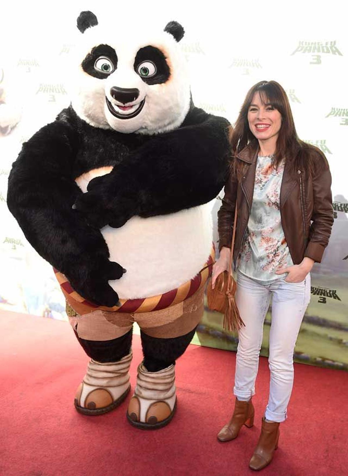 Begoña Maestre, en el preestreno de Kung Fu Panda 3.