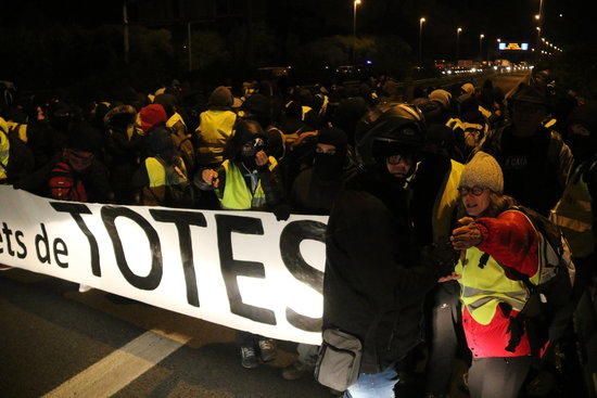 Talls i protestes a Bacelona per la reunió del 21D