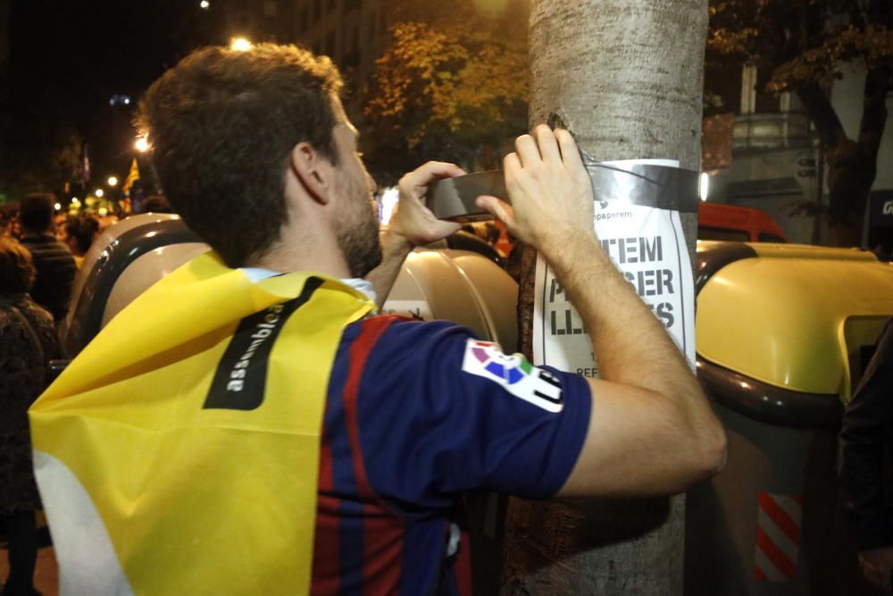 Concentració a la ciutat de Girona