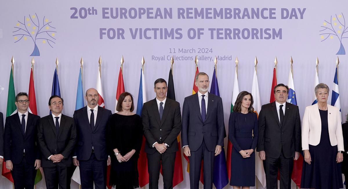 Acto en memoria de las víctimas de los atentados del 11-M en Madrid