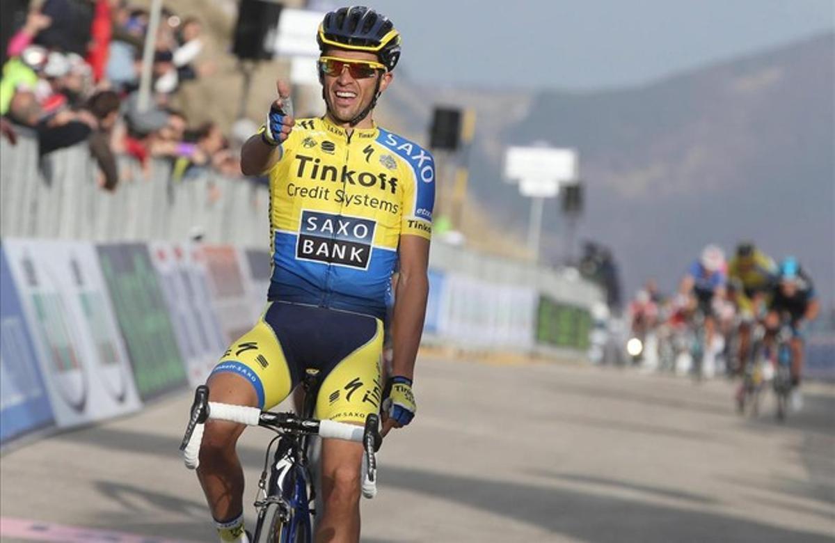Alberto Contador triomfa al davant de Nairo Quintana a Selvarotonda di Cittareale. Alberto Contador triomfa al davant de Nairo Quintana a Selvarotonda di Cittareale.