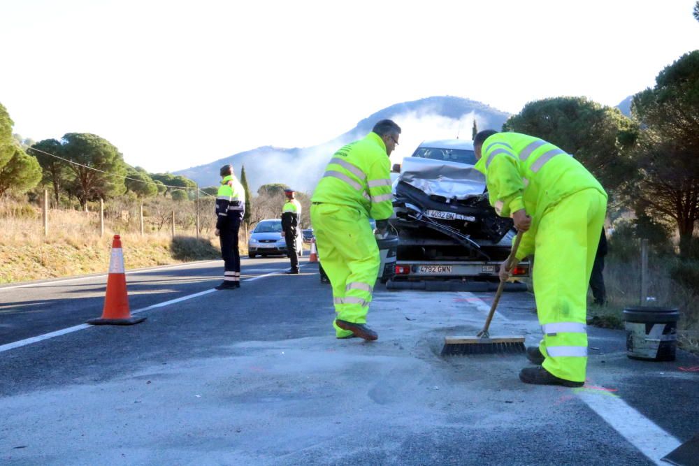 Accident mortal a l''N-260, a Llançà