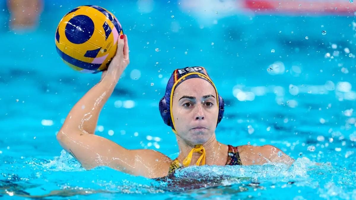 Bea Ortiz durante la final de los Juegos de París