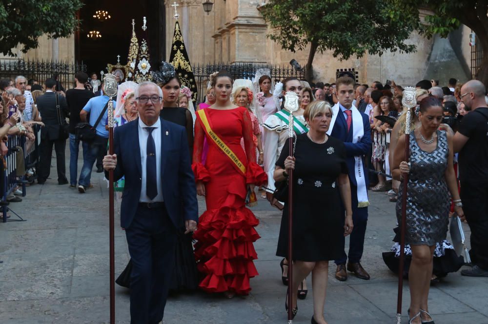 Procesión de la Virgen de la Victoria en Málaga