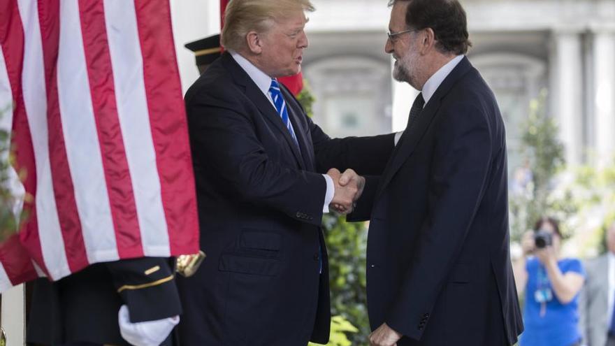 Mariano Rajoy visita a Donald Trump en la Casa Blanca