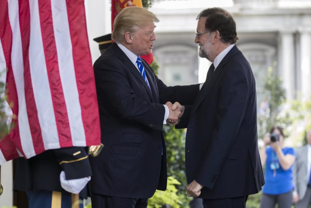 Mariano Rajoy visita a Donald Trump en la Casa Blanca