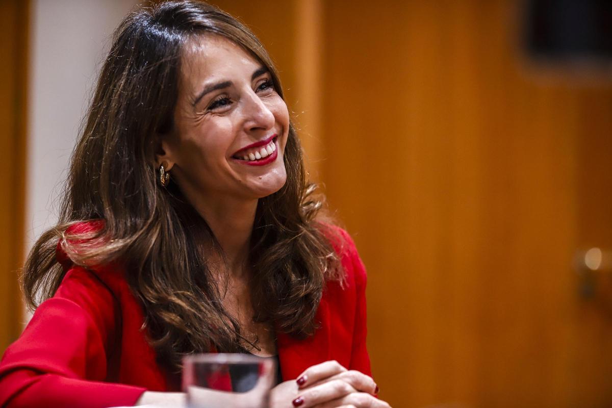María Navarro, durante un momento de la entrevista con este diario.