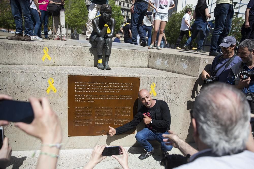 Inauguració de la plaça U d'Octubre de 2017 de Girona