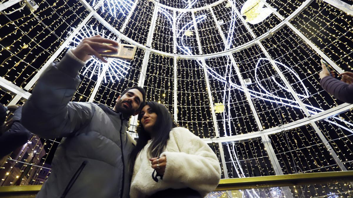 Encendido de las luces de Navidad en Málaga 2021