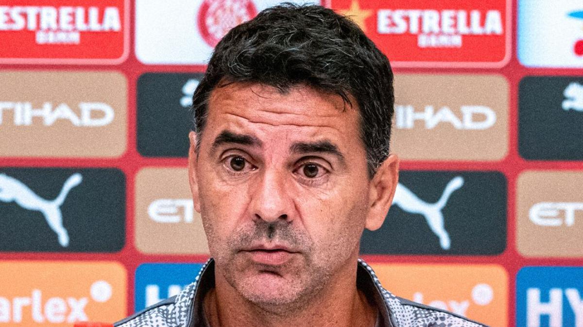 Míchel, en rueda de prensa