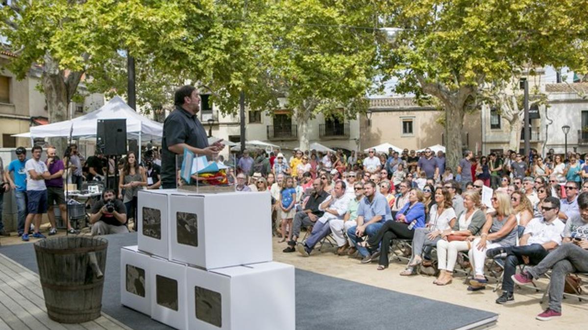 Junqueras: &quot;Parte de nuestro sistema educativo, de salud y derechos laborales están en peligro&quot;