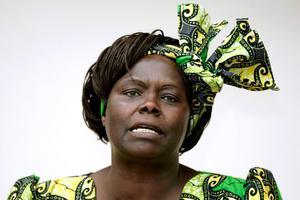 Foto de l’activista kenyana Wangari Maathai, guanyadora del premi Nobel de la pau 2004, durant la seva visita al Parlament belga el 16 de març del 2005. Maathai va morir ahir a la nit als 71 anys d’edat en un hospital de Nairobi.
