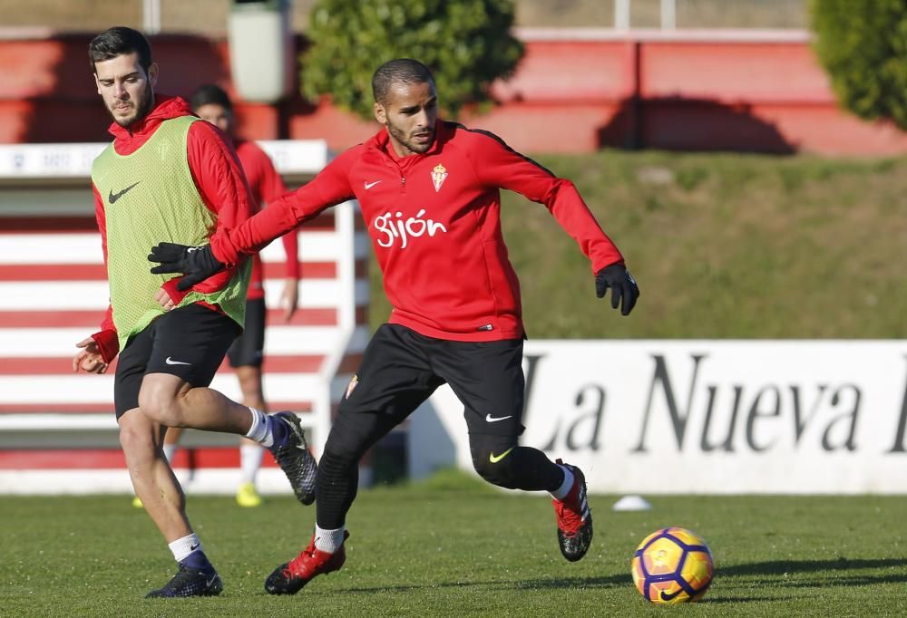 Entrenamiento del Sporting