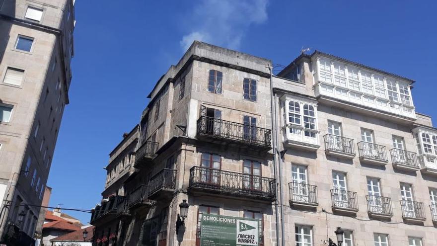 Incendio en el Casco Vello de Vigo