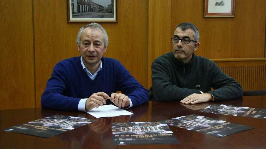 Juan Constenla y Pedro Pérez, ayer, durante la presentación del festival. // Bernabé/Adrián Rei