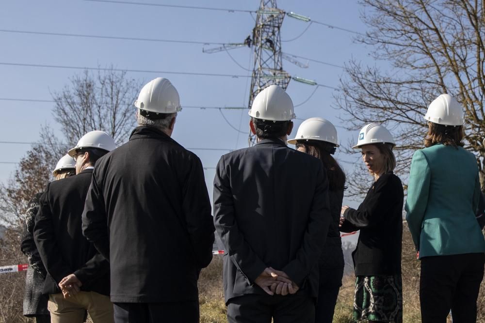 Desmantellament de la línia de 220kV entre Vic i Bescanó.